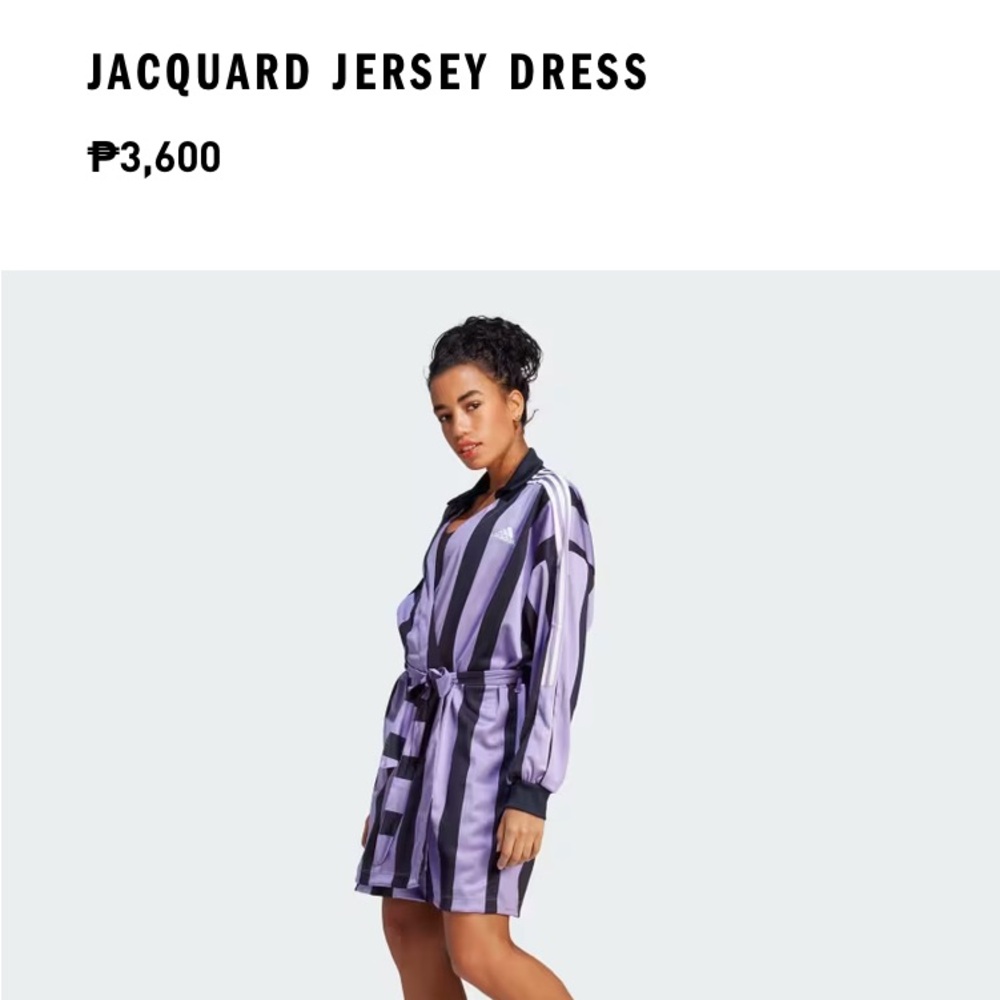 Adidas Violet and Navy Dress